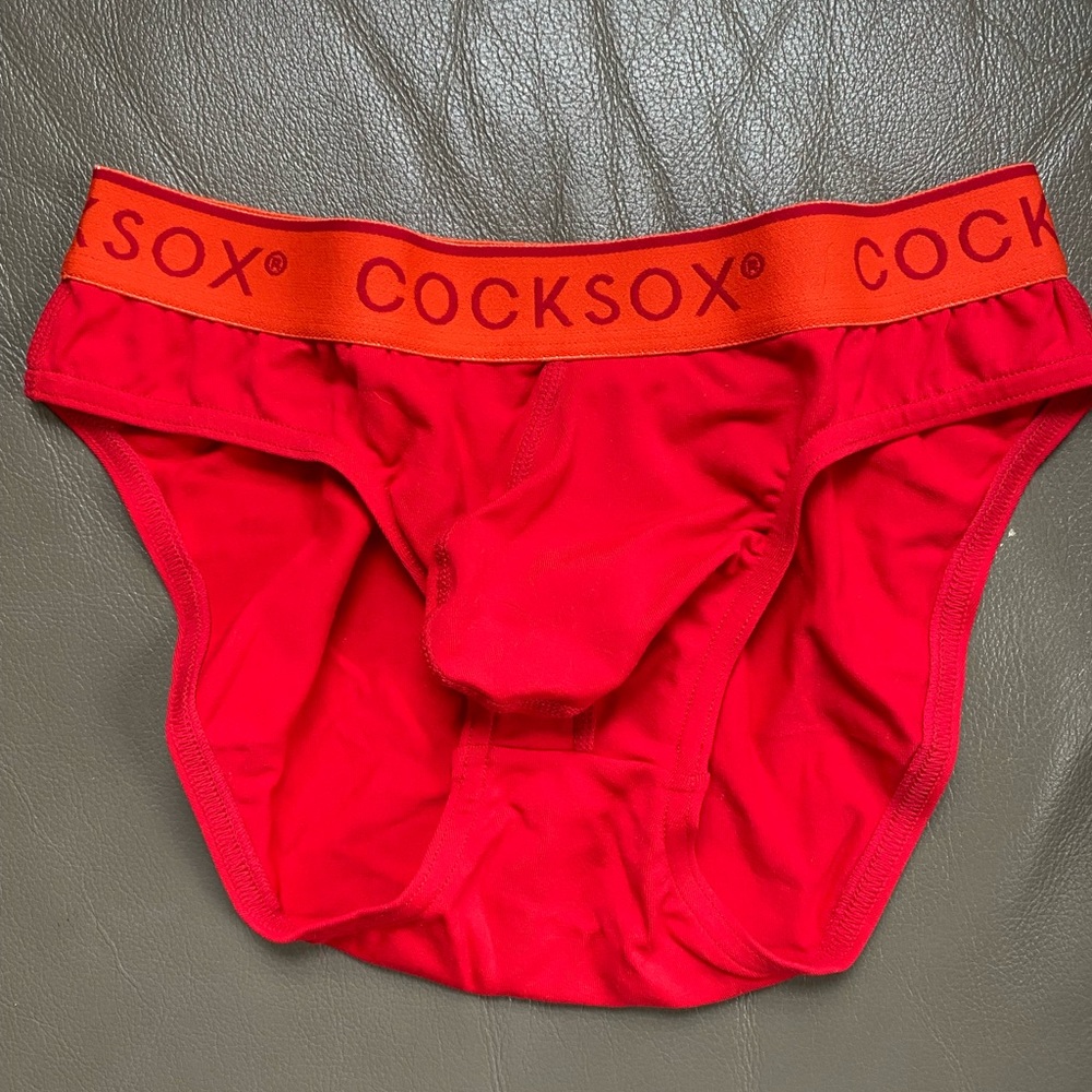 Mens Briefs Cocksox Small Red